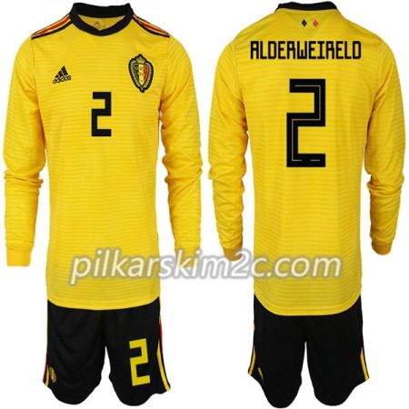 Koszulka Belgia ALDERWEIRELD 2 Dziecięca Precz Mistrzostwa Świata 2018 - Koszulki Piłkarskie(L/S)